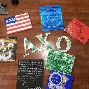 AXO sorority decor